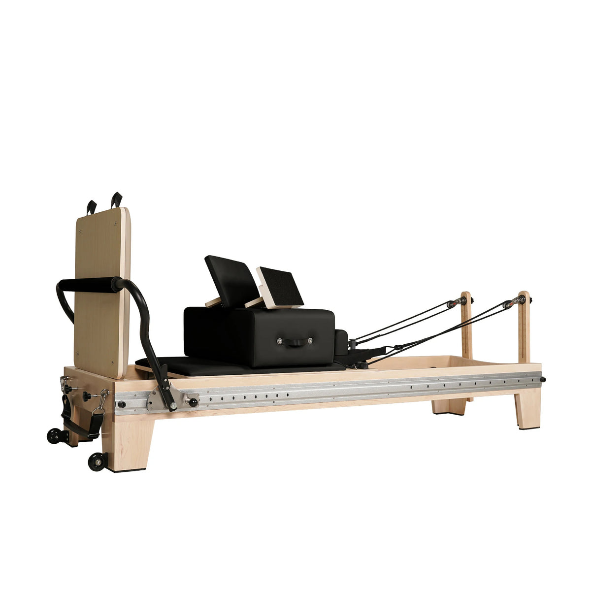 Maple Full Track Split Glide Pilates Reformer Black