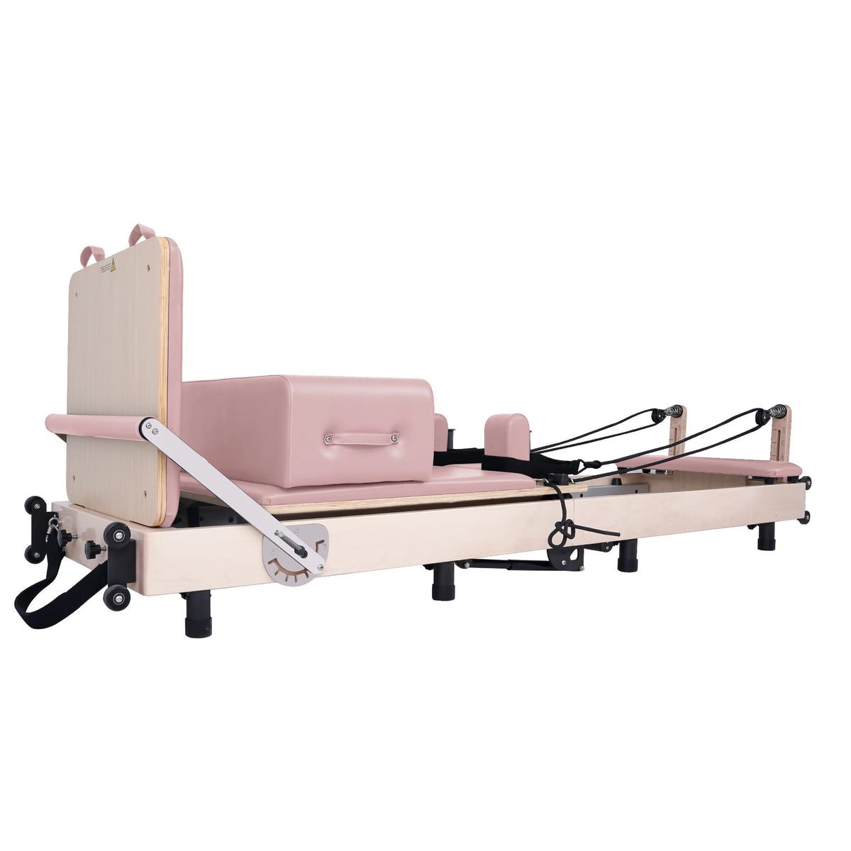 Faltbarer Maple Pilates Reformer Rosa