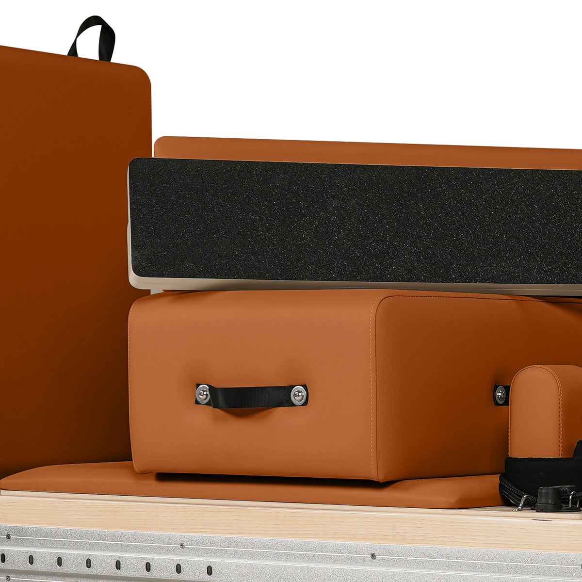 Maple Full Track Split Glide Pilates Reformer Orange