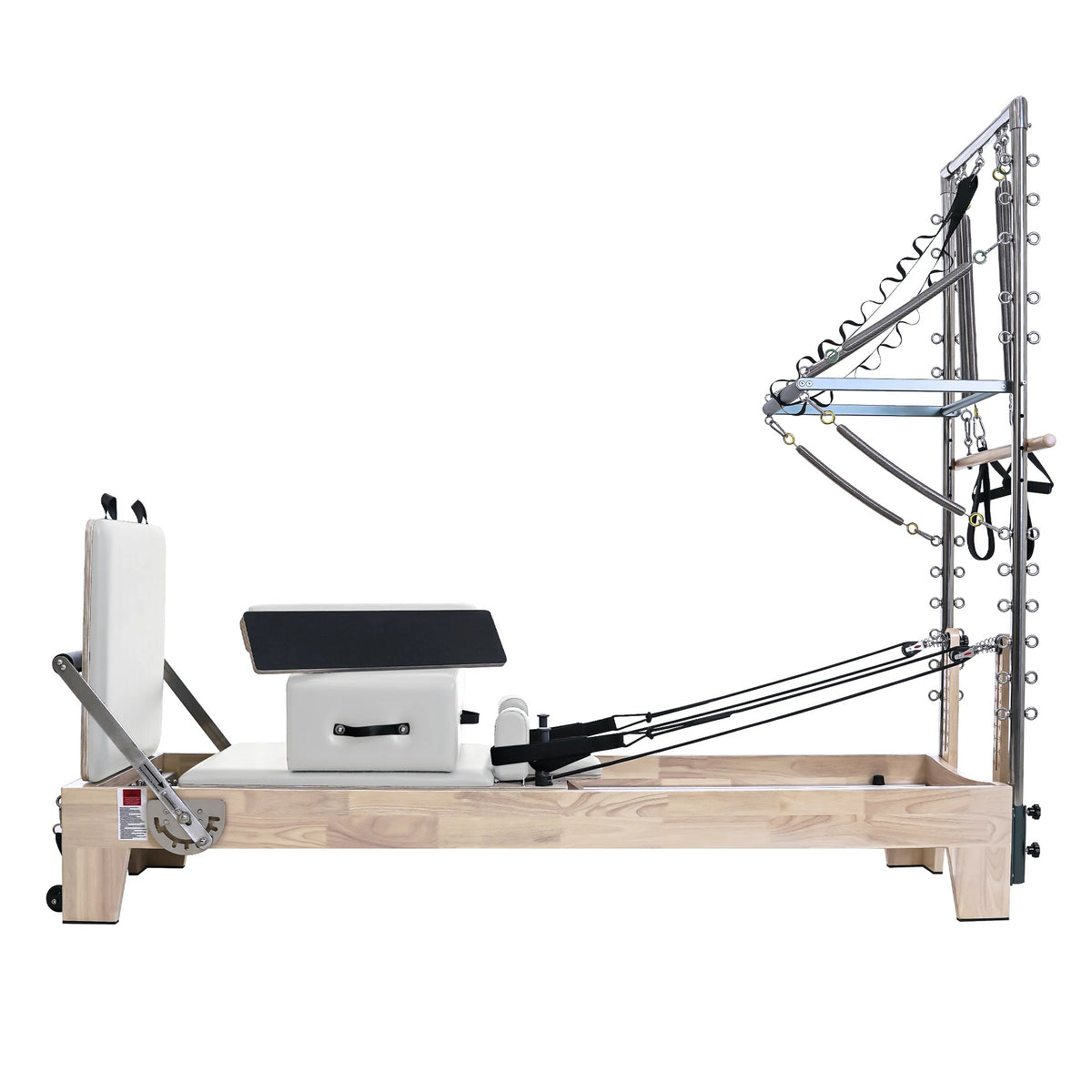 Pilates Reformer With Tower White