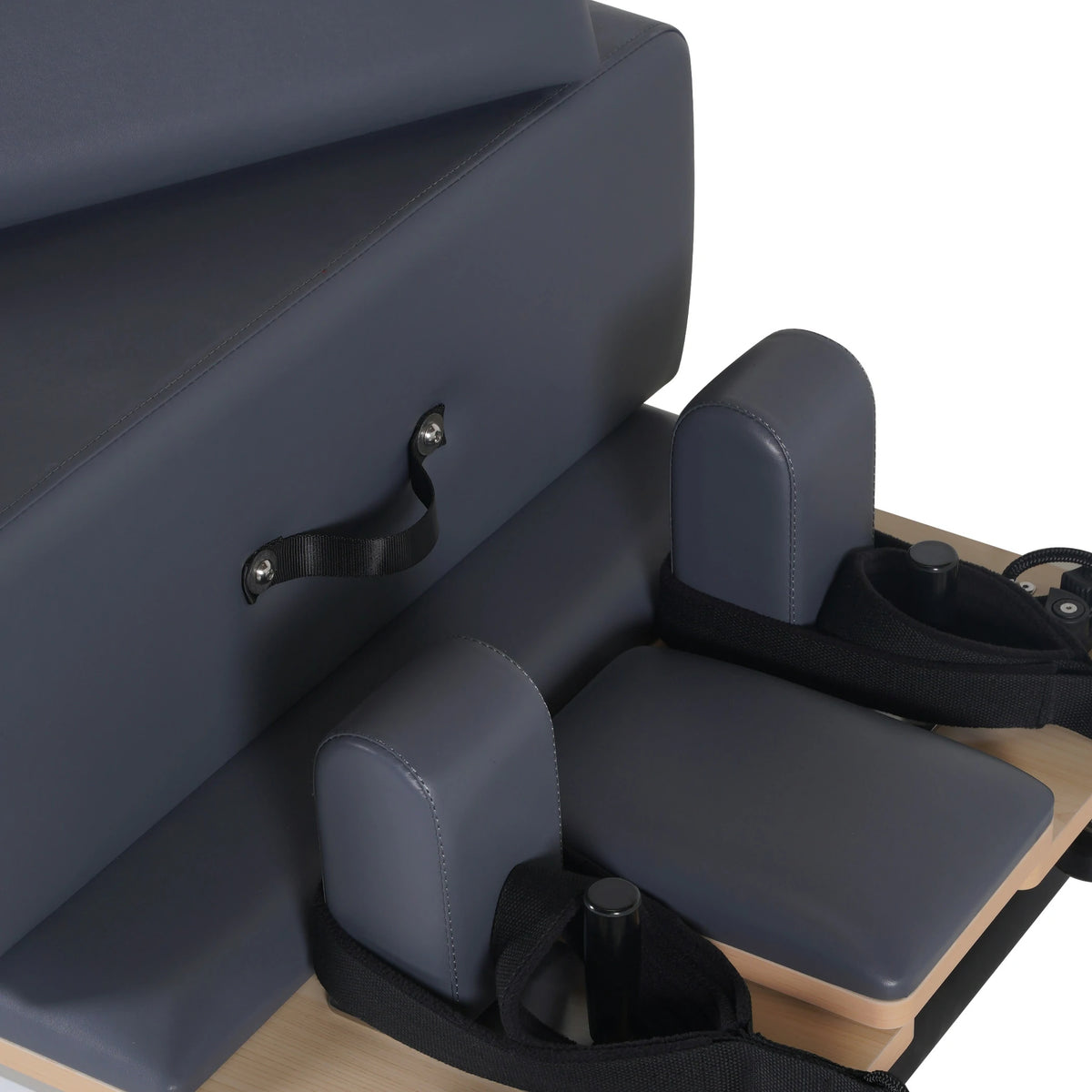 Klappbarer Pilates Reformer aus Aluminiumlegierung Grau