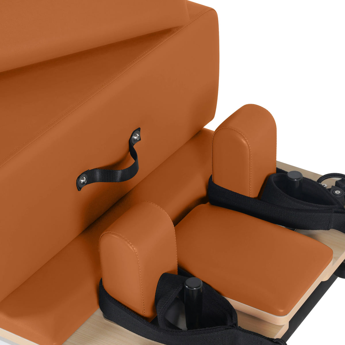 Klappbarer Pilates Reformer aus Aluminiumlegierung Orange