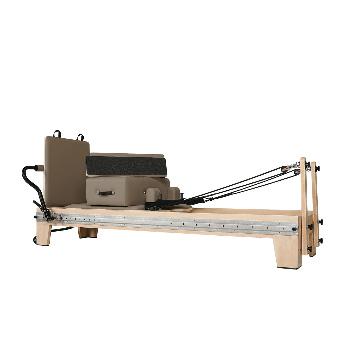Maple Full Track Split Glide Pilates Reformer Brown