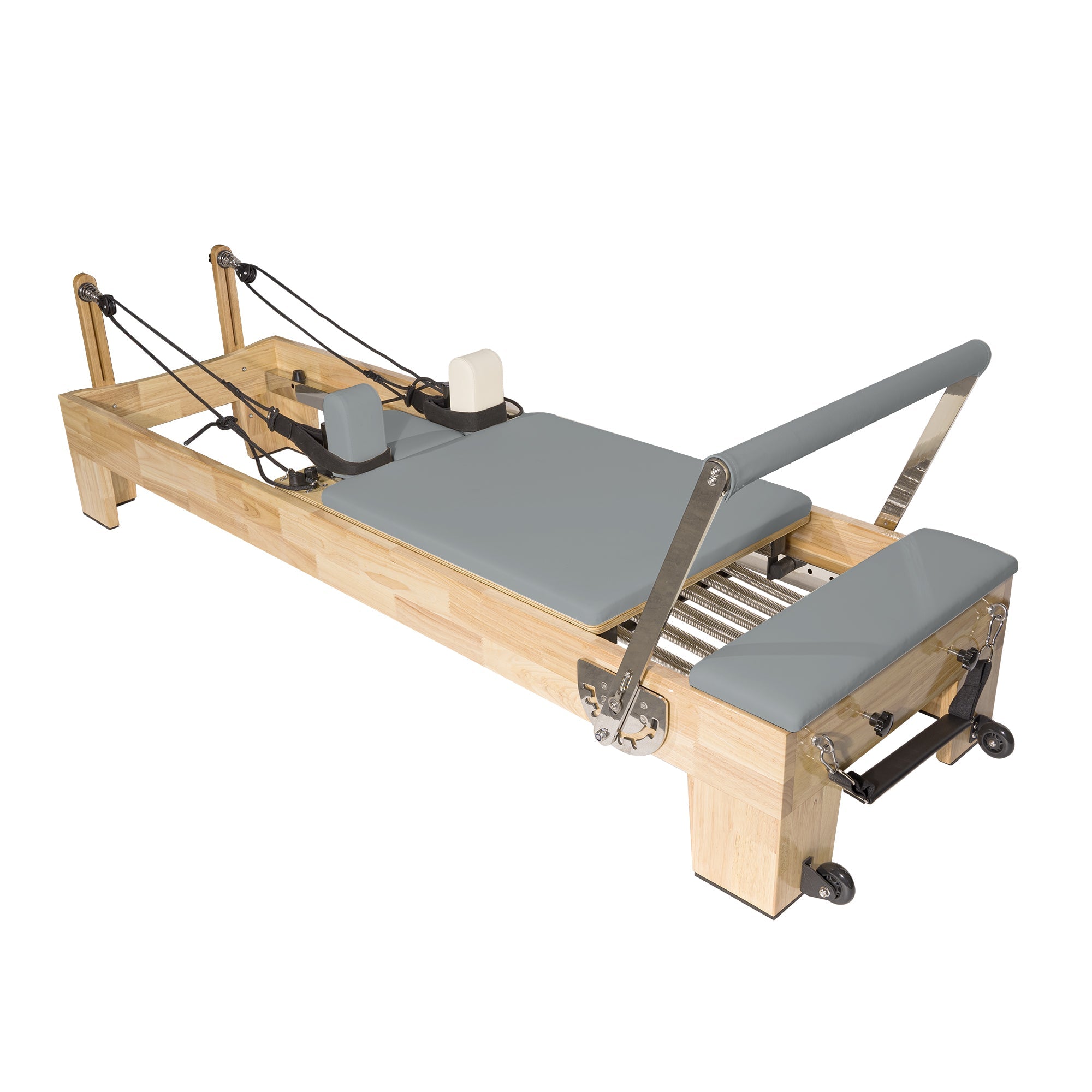 Classic Pilates Wood Reformer Gray