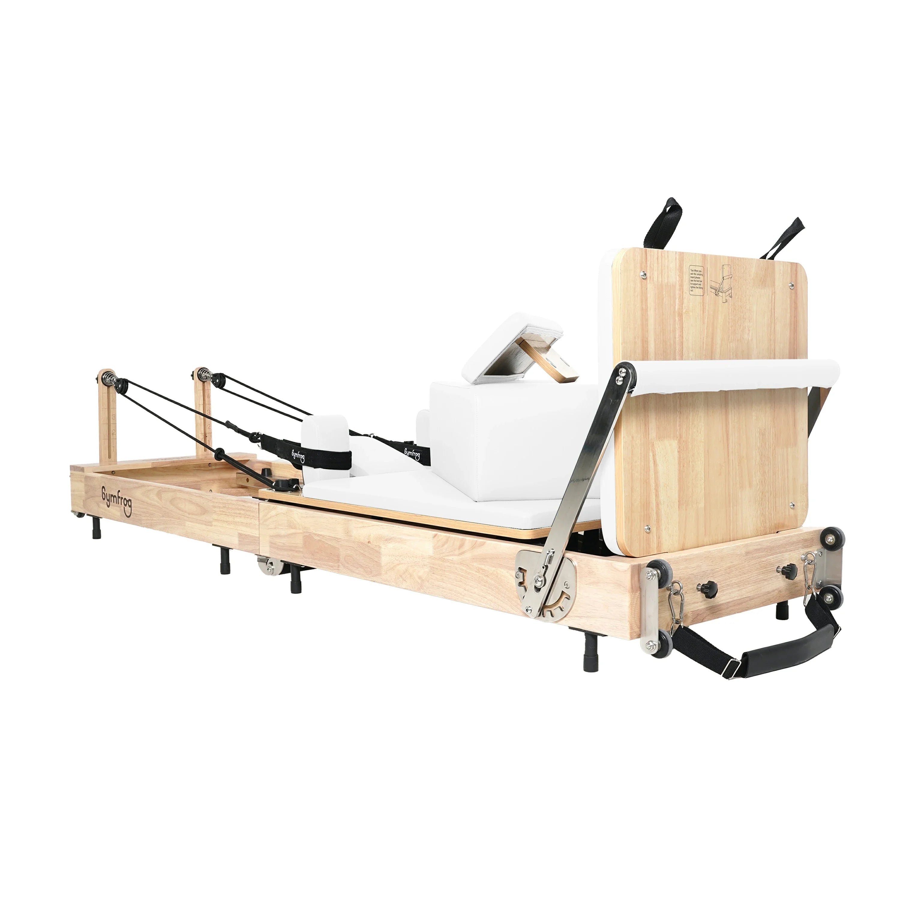Collapsible Classic Pilates Reformer White