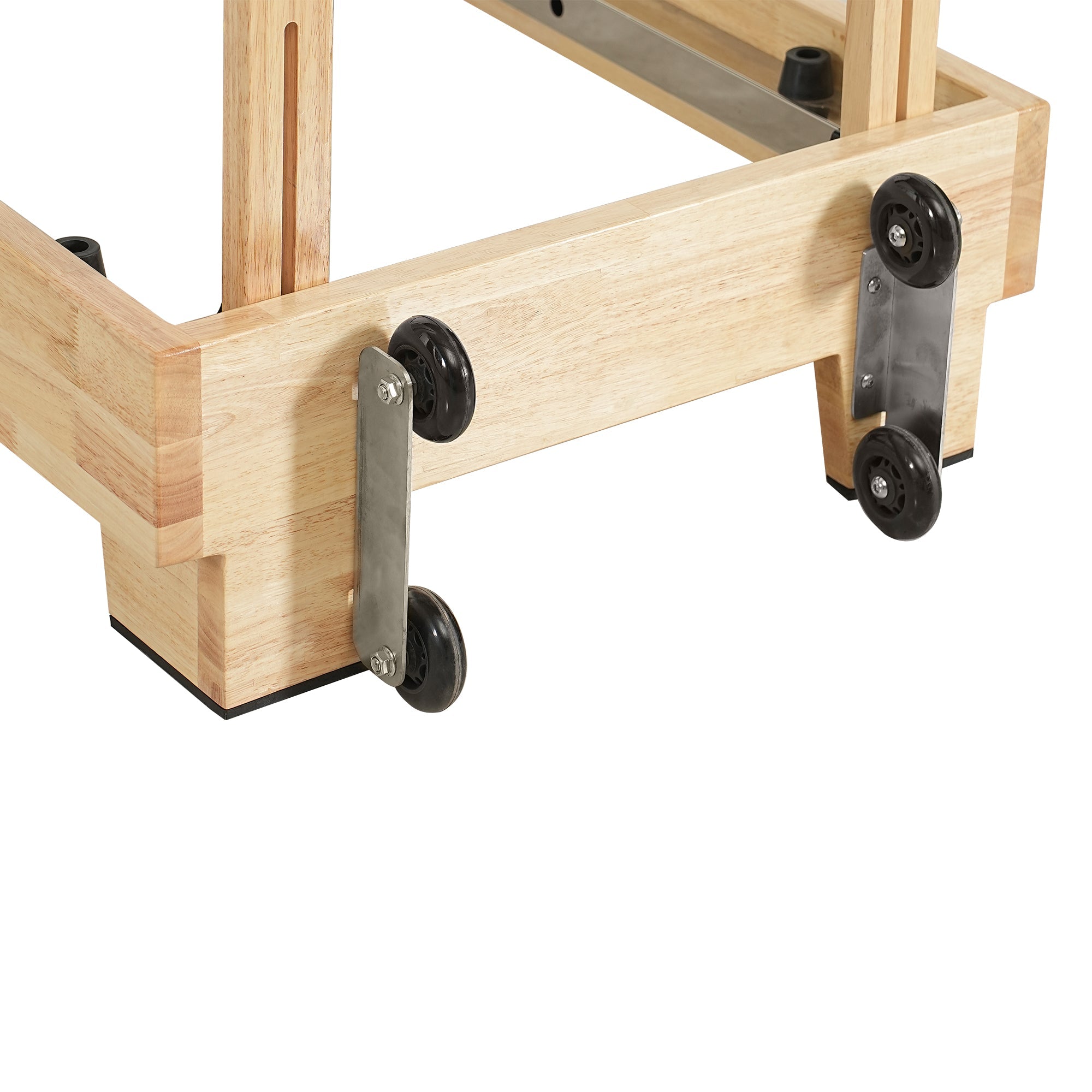 Collapsible Classic Pilates Reformer wooden legs Orange