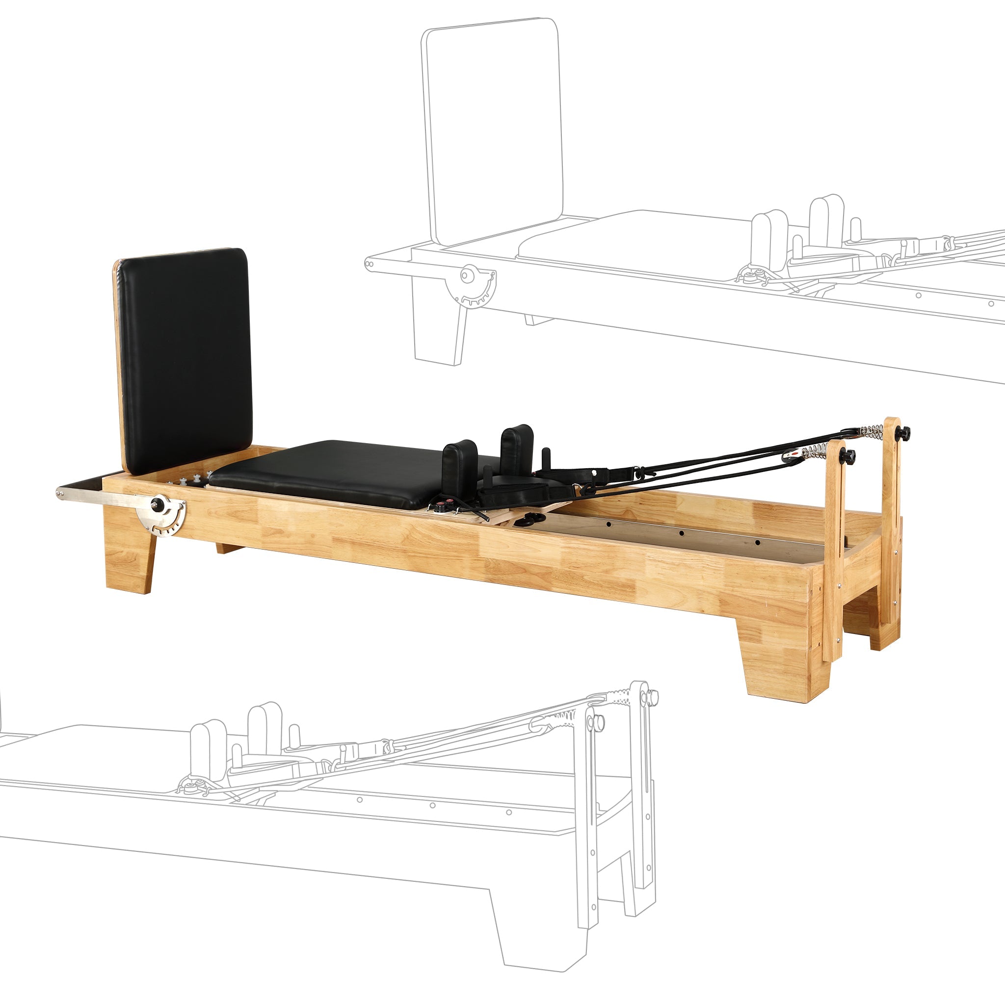 Classic Pilates Wood Reformer