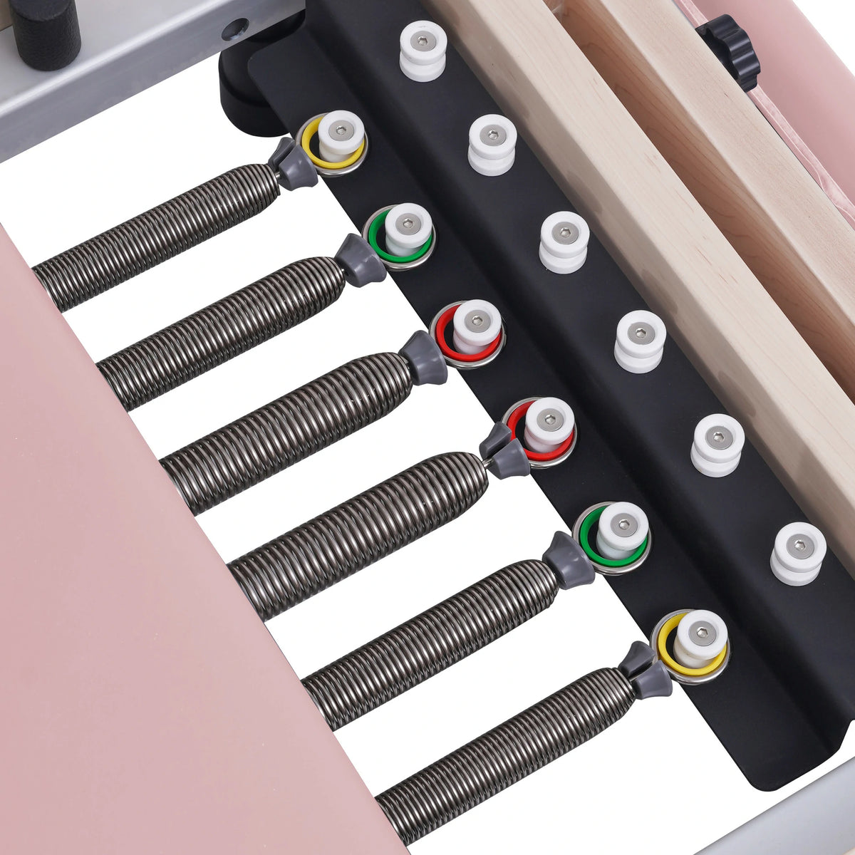 Faltbarer Maple Pilates Reformer Rosa