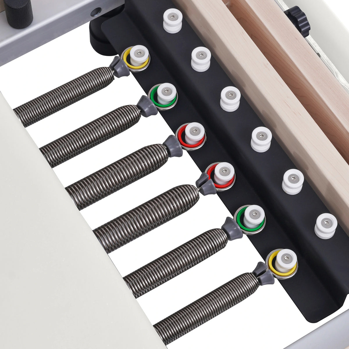 Foldable Maple Pilates Reformer White