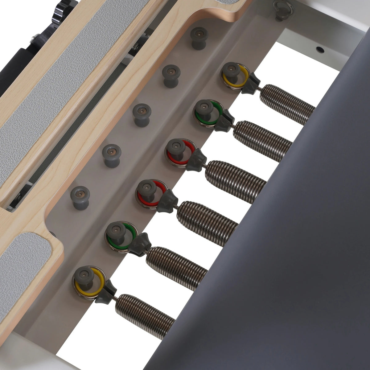 Klappbarer Pilates Reformer aus Aluminiumlegierung Grau