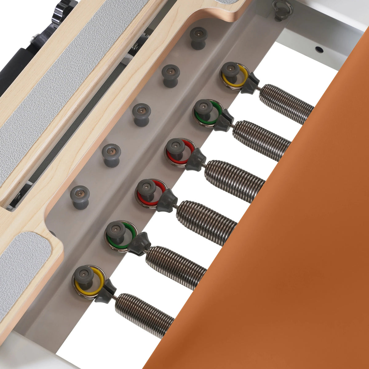 Klappbarer Pilates Reformer aus Aluminiumlegierung Orange