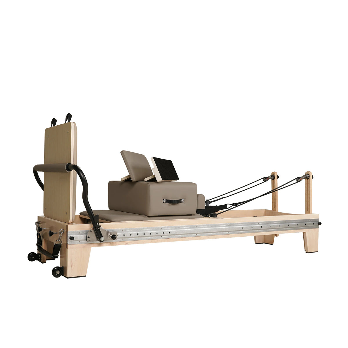 Maple  Full Track Split Glide Pilates Reformer Brown
