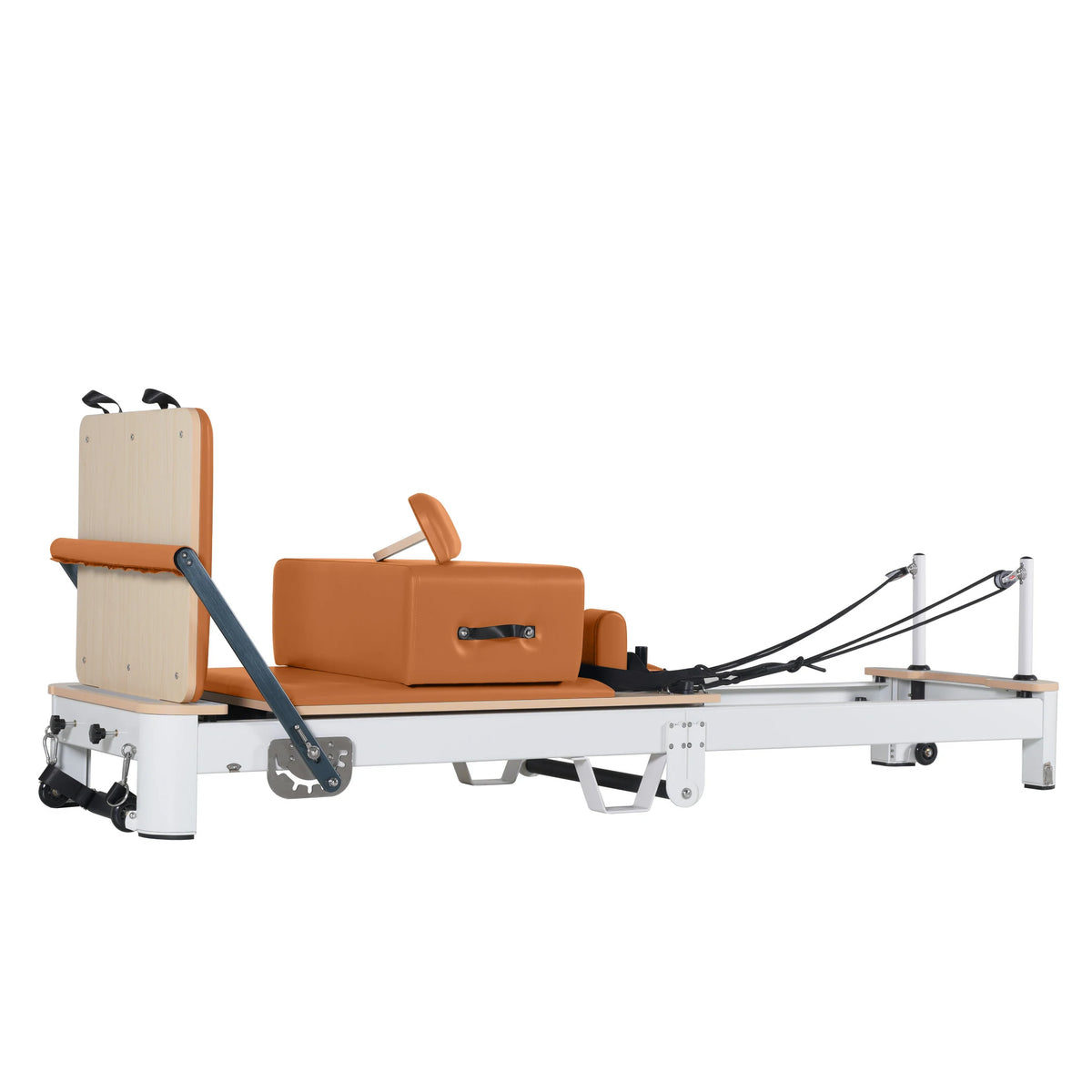 Klappbarer Pilates Reformer aus Aluminiumlegierung Orange