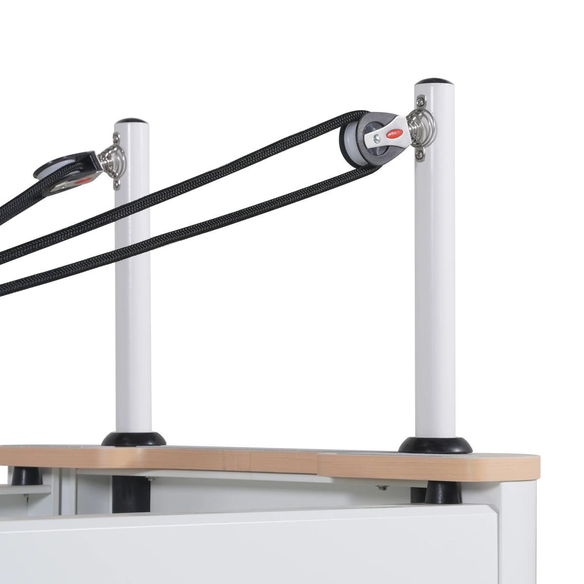 Klappbarer Pilates Reformer aus Aluminiumlegierung Grau