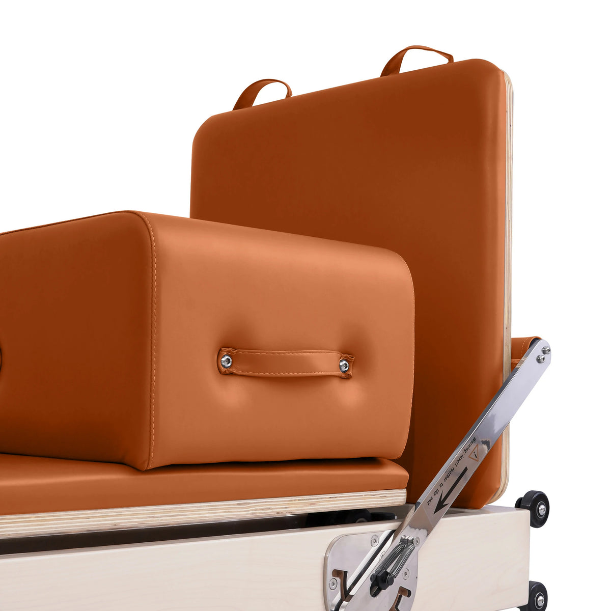 Foldable Maple Pilates Reformer Orange