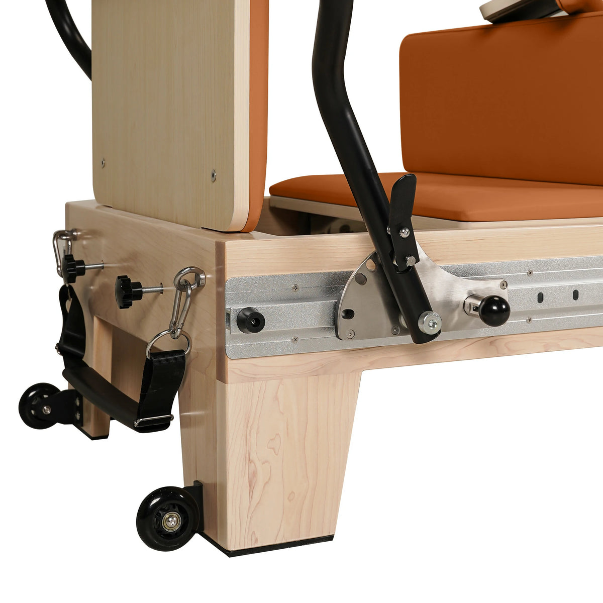 Maple  Full Track Split Glide Pilates Reformer Orange