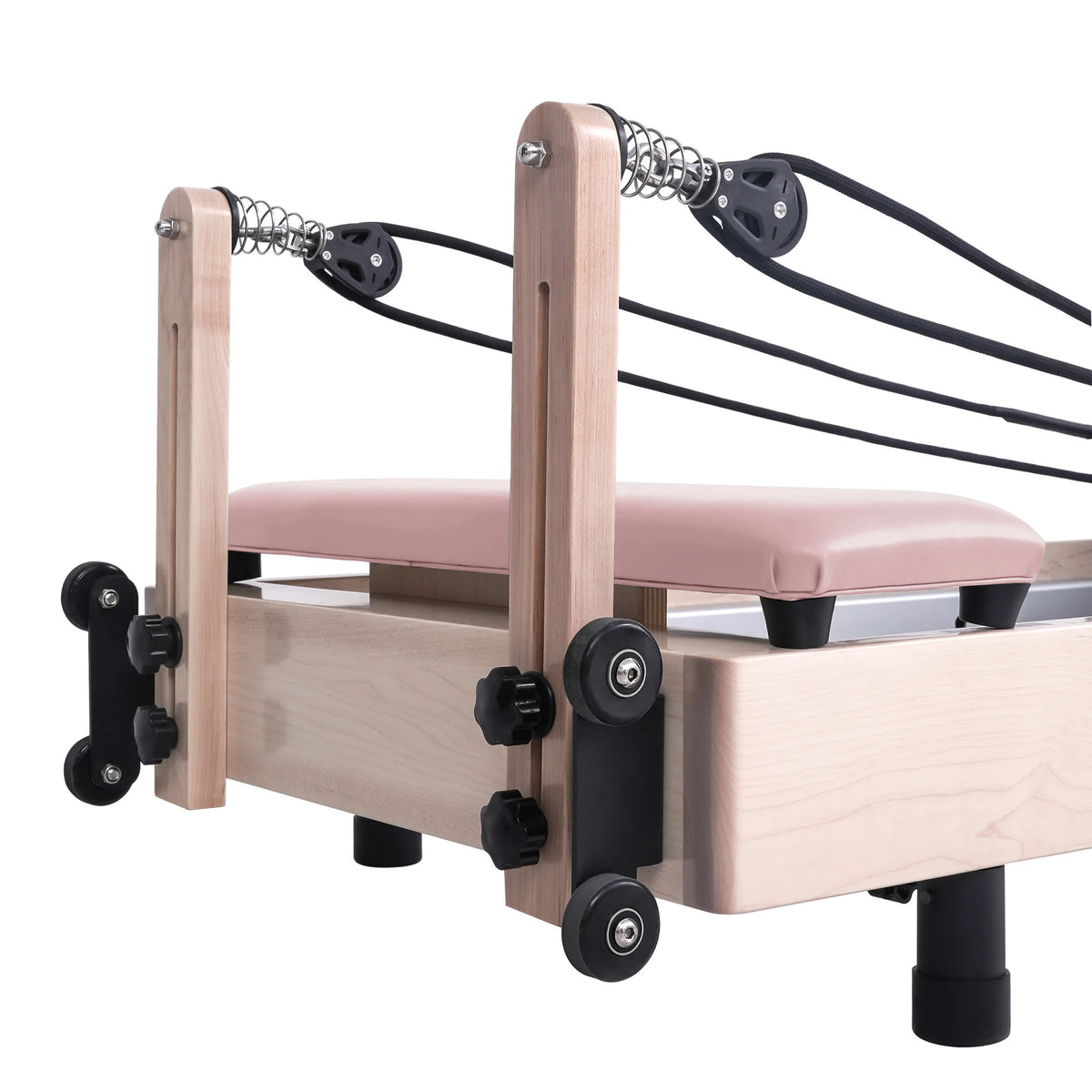 Faltbarer Maple Pilates Reformer Rosa