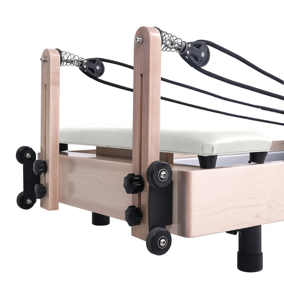 Foldable Maple Pilates Reformer White