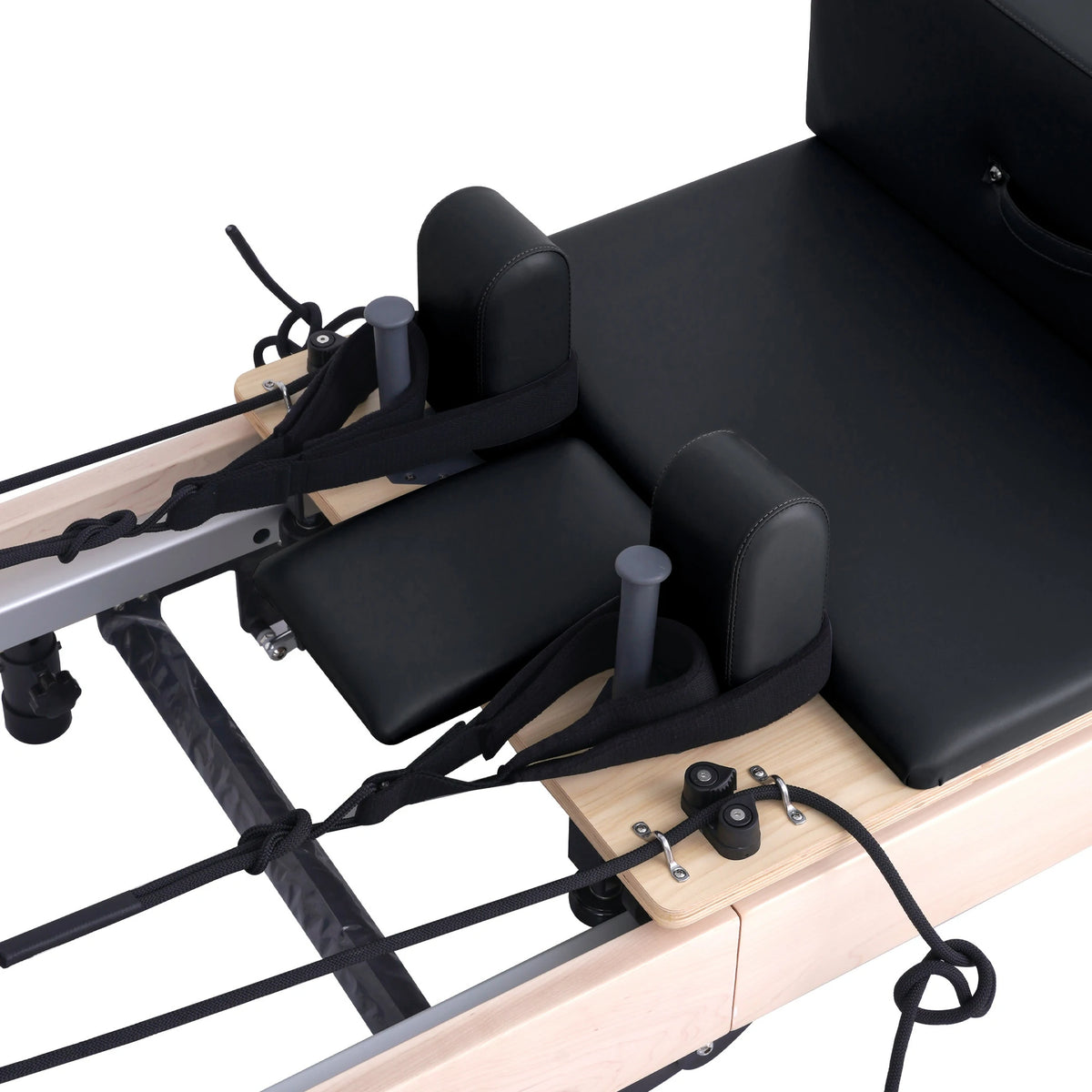 Foldable Maple Pilates Reformer Black
