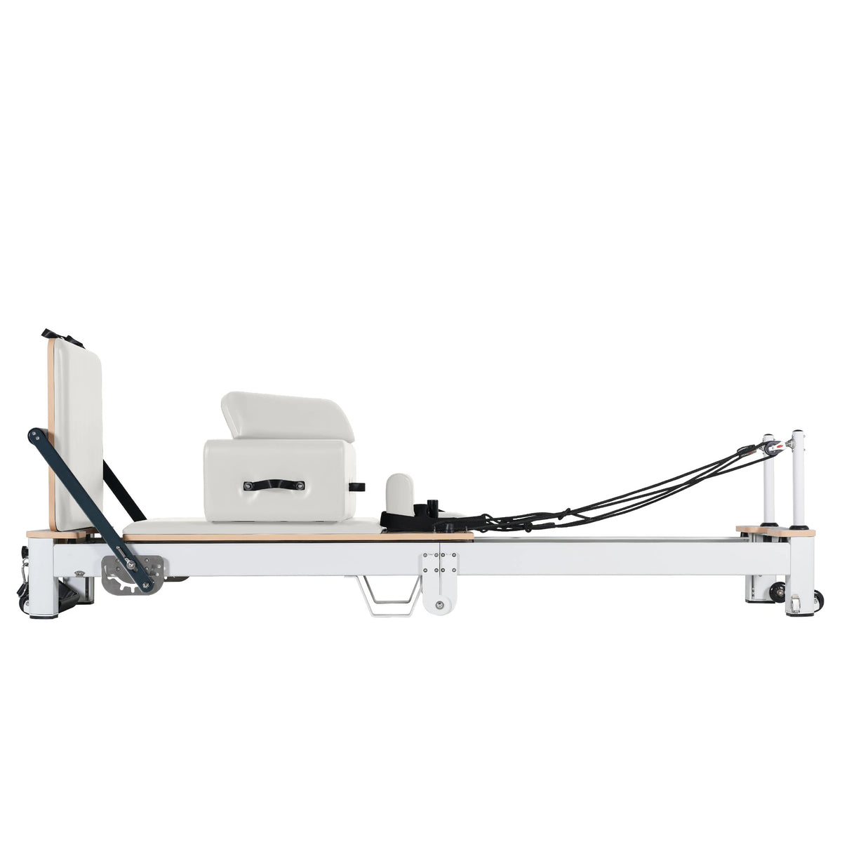 Folding Pilates Aluminum Alloy Reformer White