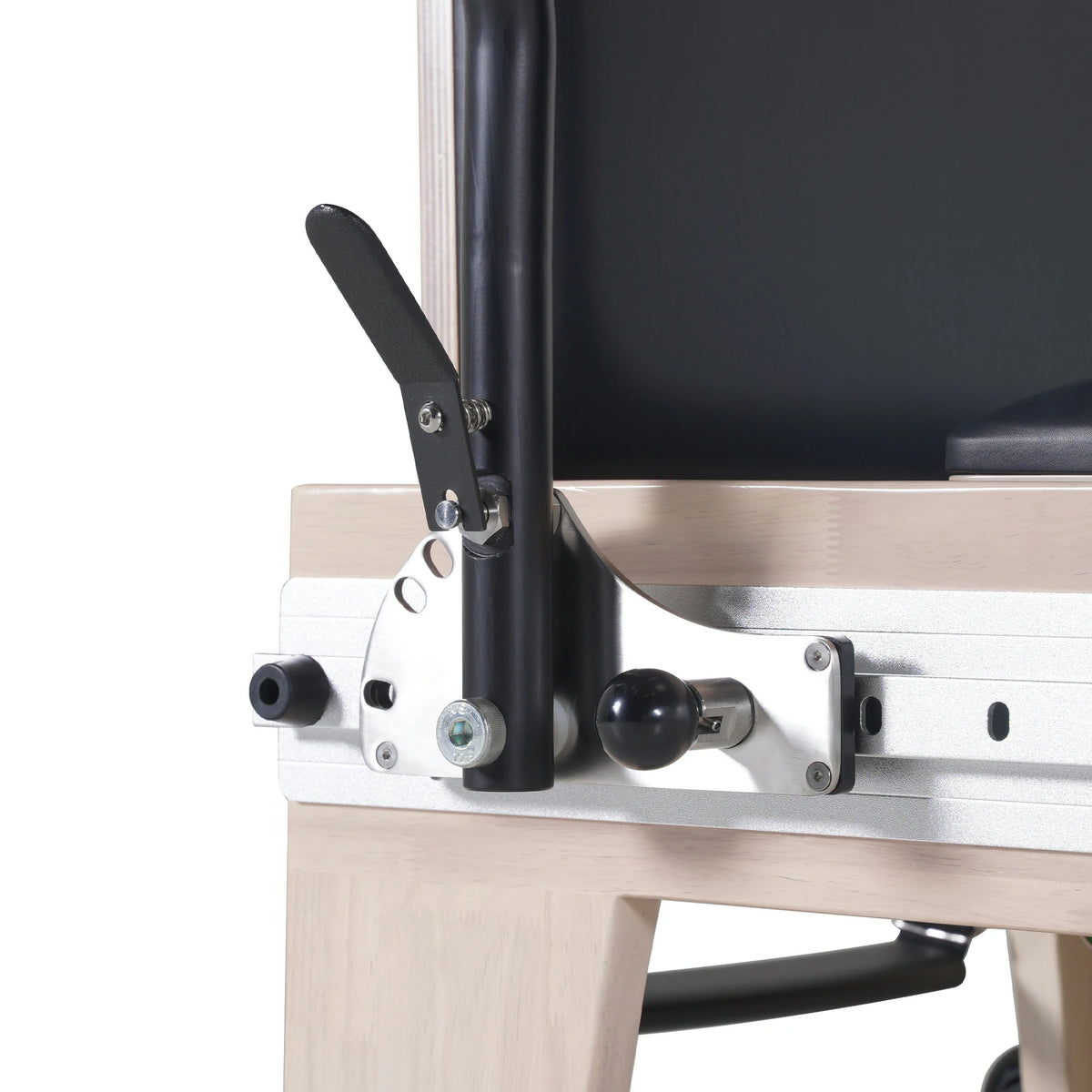 Oak Full Track Split Glide Pilates Reformer Schwarz