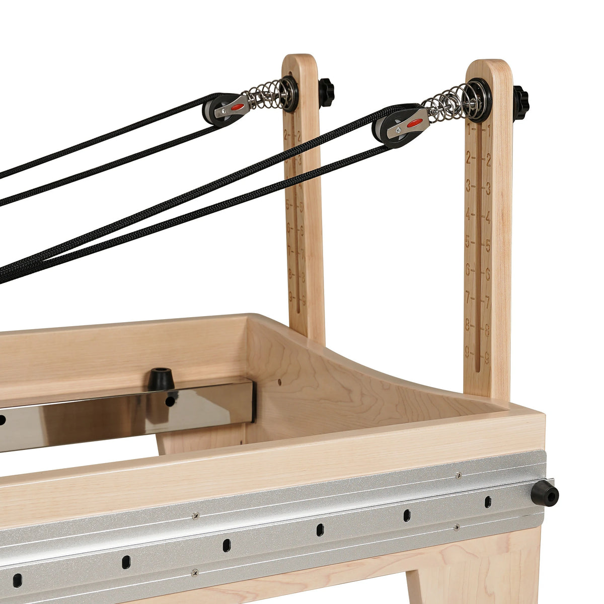 Maple  Full Track Split Glide Pilates Reformer Brown