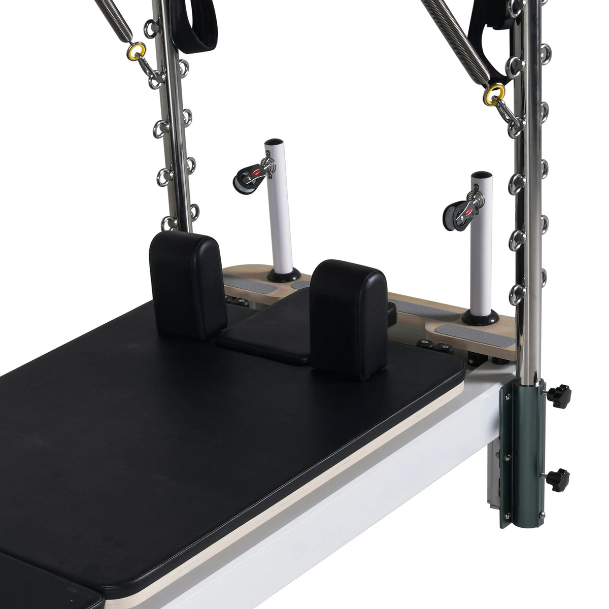 Aluminum Pilates Reformer with Tower Black