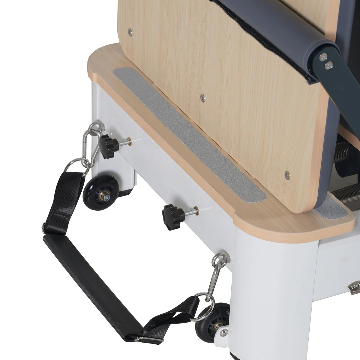 Klappbarer Pilates Reformer aus Aluminiumlegierung Grau
