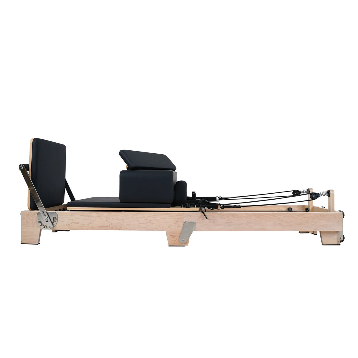 Maple Folding Classic Pilates Reformer – Black