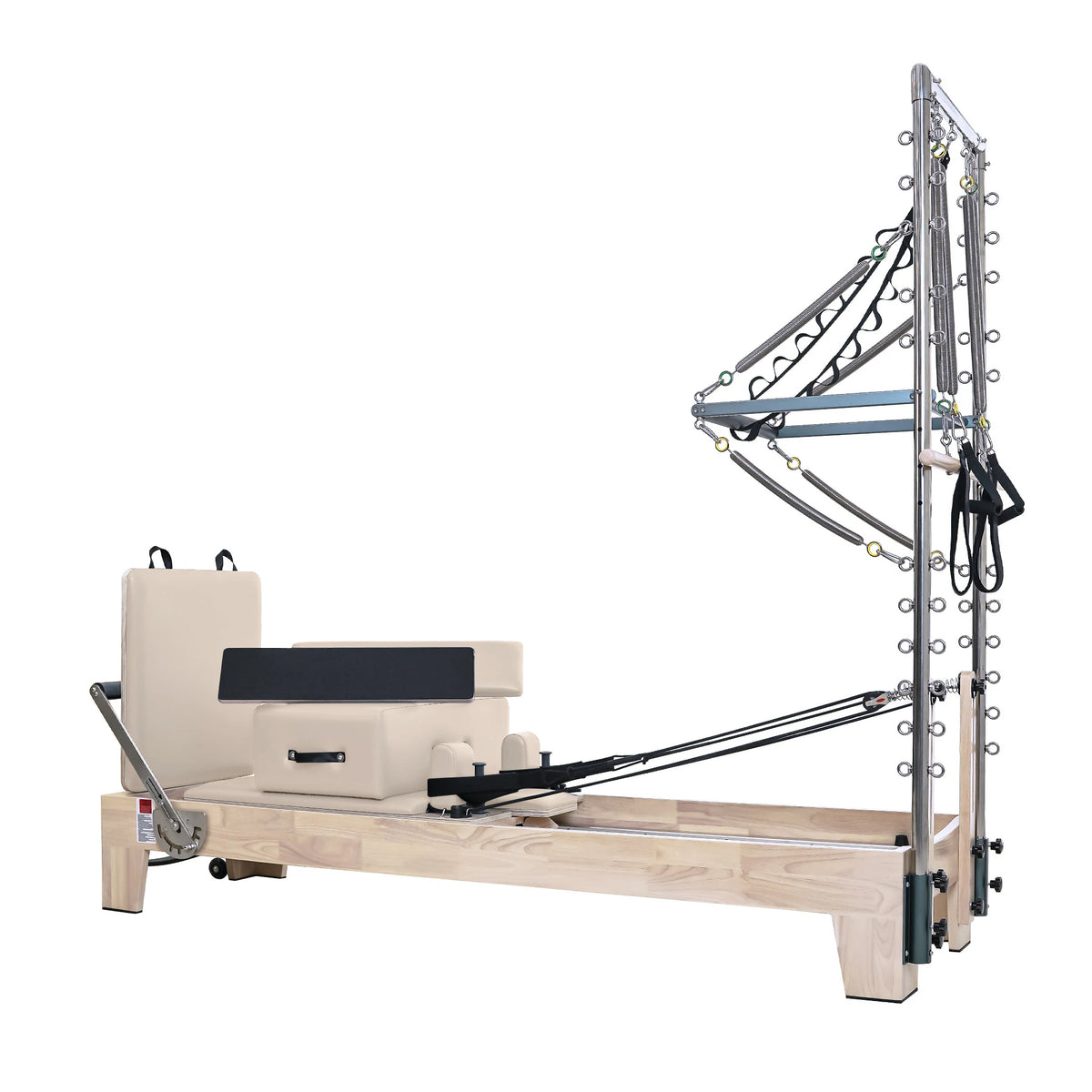 Pilates Reformer With Tower  Cream White