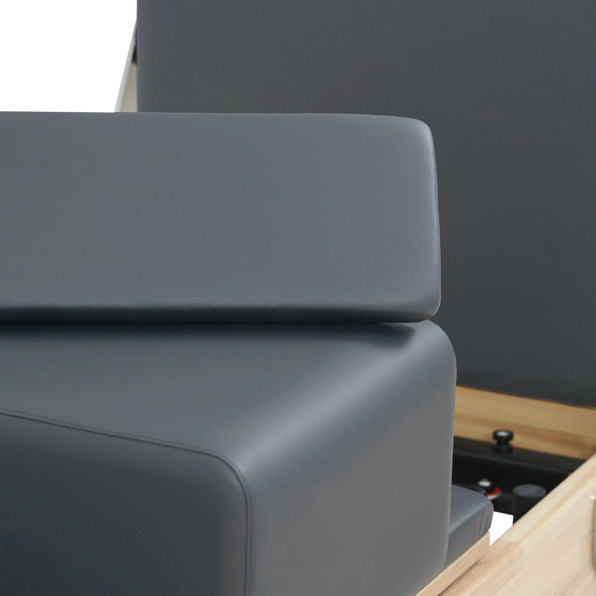 Reformeur de Pilates classique pliant en chêne – Gris