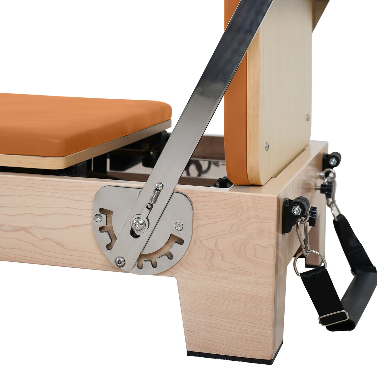 Maple Klappbarer Klassischer Pilates Reformer – Orange