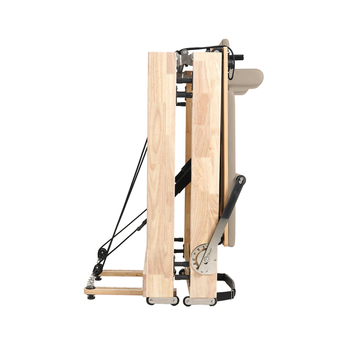 Collapsible Classic Pilates Reformer Brown