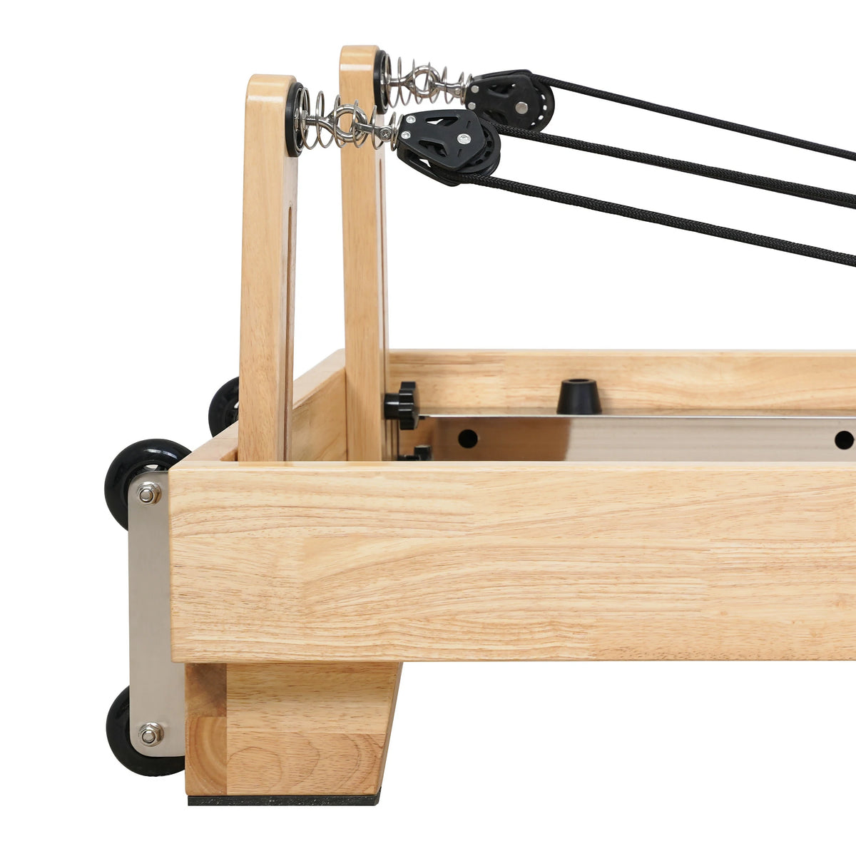 Oak Folding Classic Pilates Reformer – Orange