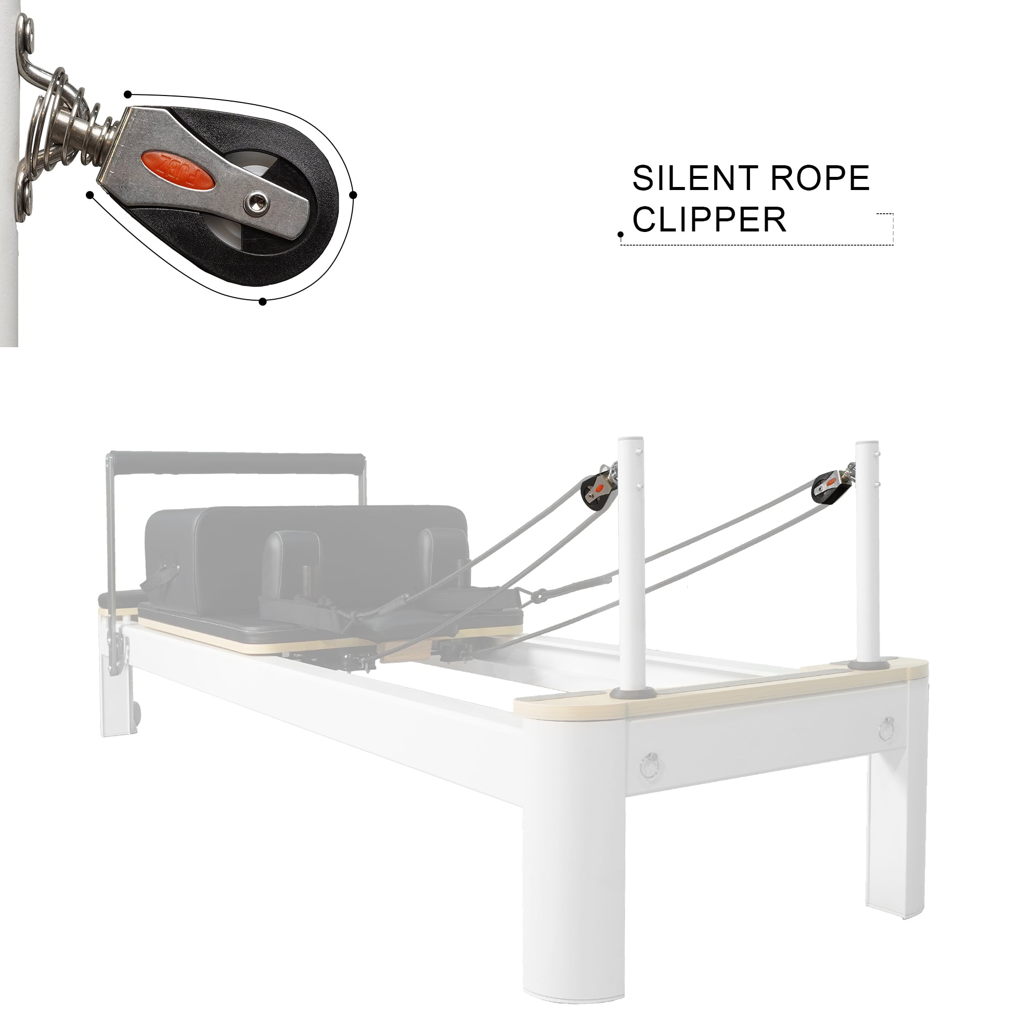 Hliníkový pilates Reformer