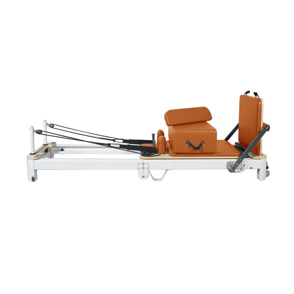 Skládací pilates hliníkový reformátor slitiny oranžový