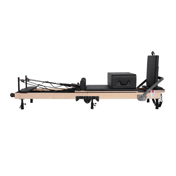 Prémiový reformátor Maple Pilates - Nastavitelný design výšky nohy